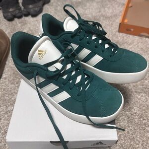 adidas Green and White Athletic Shoes